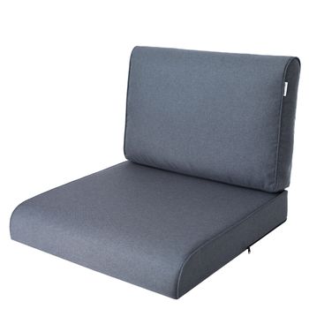 Cojines Nel Para Sofá O Sillones De Jardín En Ratán, R2 60x60 Azul Marino