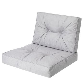 Cojines Kaja Para Sofá O Sillones De Jardín En Ratán, R1 50x50 Gris