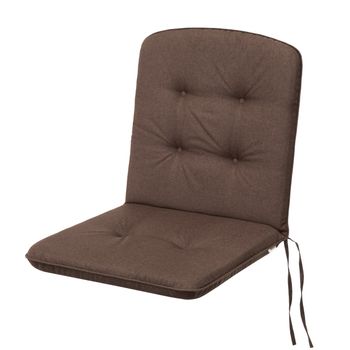 Cojín Reversible Blanca Para Muebles De Jardín, Para Silla, Sillón 102x50x6 Marron