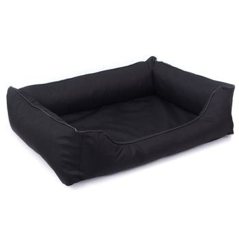 Mestizo Valencia Ortopédico Cama Para Perro Gato Mascotas Sofá En Negro 65 X 50 Cm