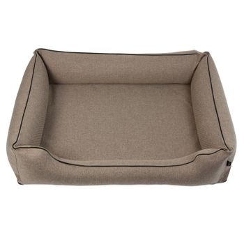 Cama Para Perros Twinfoam Sofá De Tela Tapizada Mestizo Mallorca 100x75 Cm Color Con Negro