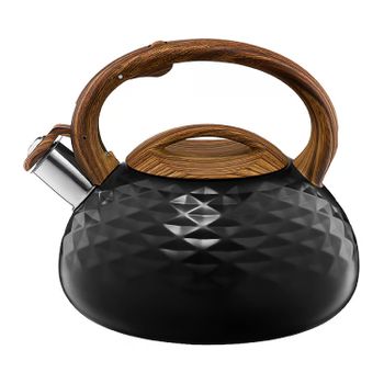 Ambition Golf Hervidor Tradicional, Acero, 2,3 L, Color Negro Mate