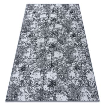 Alfombra Concrete Hormigón Gris 200x200 Cm