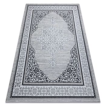 Alfombra Gloss Moderno  8490 52 Ornamento, Elegante, Marco Marfil / Gr 180x270 Cm