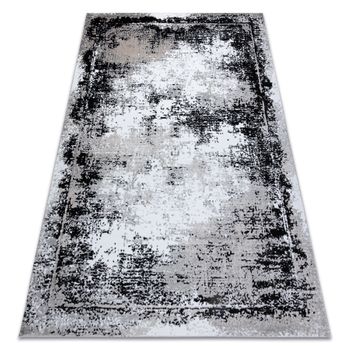 Alfombra Gloss Moderno  8493 78 Vintage, Elegante, Marco Gris / Negro 280x370 Cm