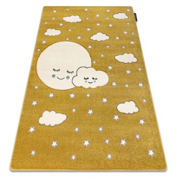 Alfombra Petit Moon Estrellas, Nubes Oro 200x290 Cm