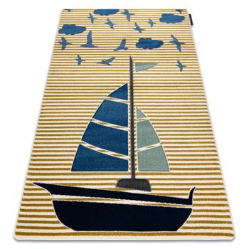 Alfombra Petit Sail Bote, Velero Oro 200x290 Cm