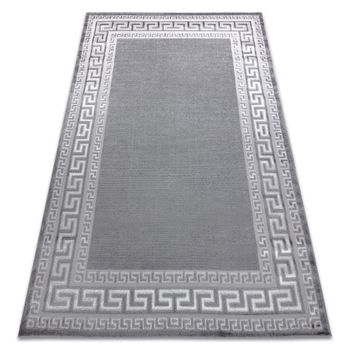 Alfombra Mefe Moderna 2813 Marco, Llave Griega - Structural Dos Nivele 180x270 Cm