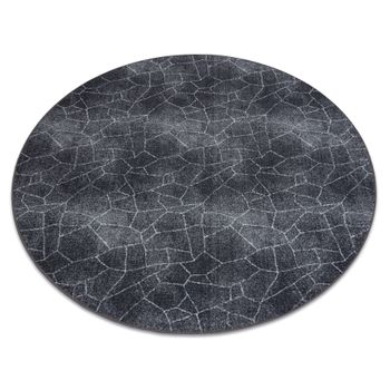 Alfombra Stone Circulo Roca Gris Circulo 200 Cm