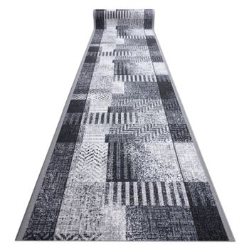 Alfombra De Pasillo Con Refuerzo De Goma  Essenza Gris 80 Cm 80x100 Cm