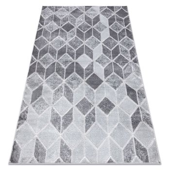 Alfombra Mefe Moderna B400 Cubo, Geométrico 3d - Structural Dos Nivel 280x370 Cm