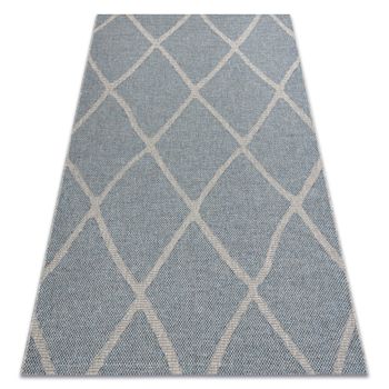 Alfombra House Sisal 40345 Enjerado, Tejido Plano, Efecto Lanoso Gris  140x190 Cm