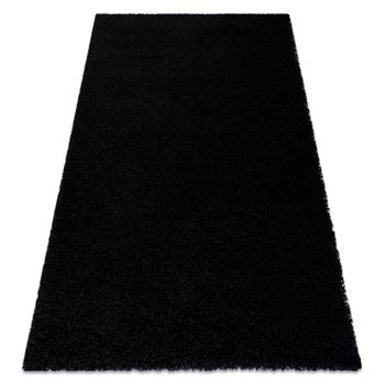 Alfombra Soffi Shaggy 5cm Negro 60x100 Cm