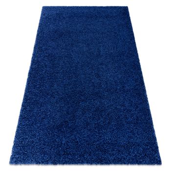 Alfombra Soffi Shaggy 5cm Azul Oscuro 180x270 Cm