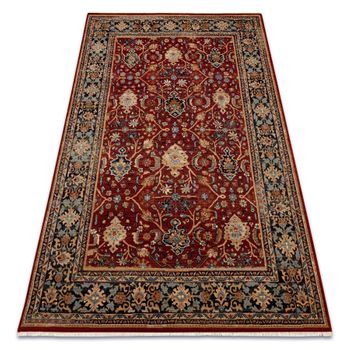 Alfombra Keshan Franjas, Oriental Clásico 7522/53588 Beige / Burdeos  250x340 Cm