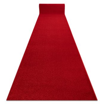 Alfombra De Pasillo Karmel Llanura Carmín / Rojo 60 Cm 60x130 Cm