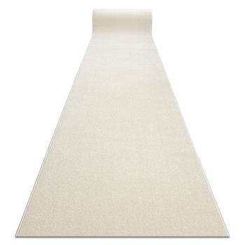 Alfombra De Pasillo Karmel Llanura, Un Color Blanco 60 Cm 60x340 Cm