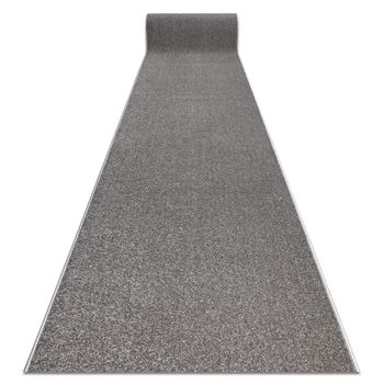 Alfombra De Pasillo Karmel Llanura, Un Color Gris 60 Cm 60x170 Cm