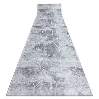 Alfombra De Pasillo Structural Mefe 2783 Mármol Dos Niveles De Velló 60x110 Cm