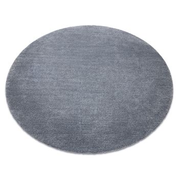 Alfombra Moderna Y Lavable Latio 71351070 Circulo Gris Circulo 160 Cm