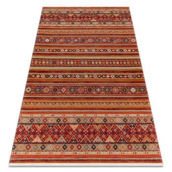 Alfombra Keshan Franjas, Oriental 7685/53578 Terracota 250x340 Cm