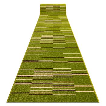 Alfombra De Pasillo Heat-set Fryz Neli Verde/color Lima 60 Cm 60x240 Cm