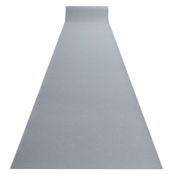 Alfombra De Pasillo Con Refuerzo De Goma Rumba Un Solo Color Gris 80 C 80x120 Cm