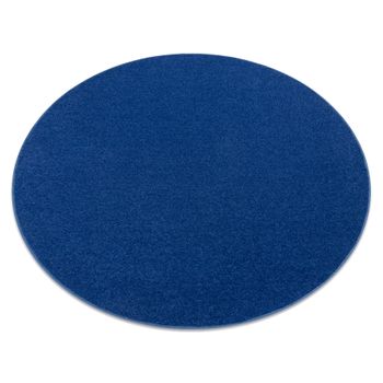 Alfombra Eton Círculo Azul Oscuro Circulo 100 Cm