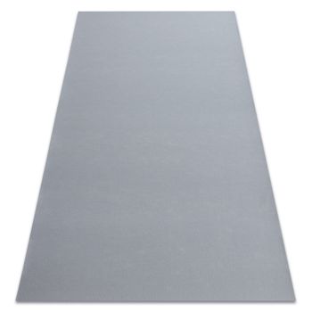 Alfombra Con Refuerzo De Goma Rumba Un Solo Color Gris 60x300 Cm