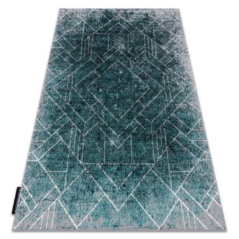 Alfombra De Luxe Moderna 626 Geométrico, Diamantes - Structural Gris  140x190 Cm