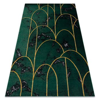 Alfombra Emerald Exclusivo 1016 Glamour, Elegante Art Deco, Mármol Bo 160x220 Cm