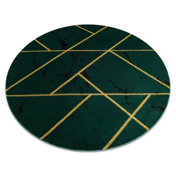 Alfombra Emerald Exclusivo 1012 Circulo - Glamour, Elegante Mármol, G Circulo 200 Cm