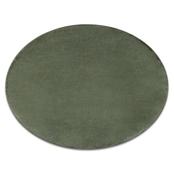 Alfombra De Lavado Moderna Posh Circulo Shaggy, Felpa, Gruesa Antidesl Circulo 60 Cm