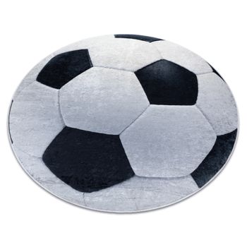 Alfombra Lavable Bambino 2139 Circulo - Futbol Para Niños Antidesliza Circulo 100 Cm