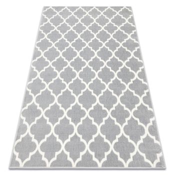 Alfombra Bcf Morad Trelis Espaldera Marroquí - Gris Claro 200x300 Cm