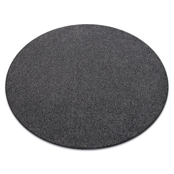 Alfombra Excellence Círculo Negro 141 Llanura Mezcla Circulo 150 Cm