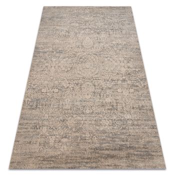 Alfombra Wool Jade 45008/110 Ornamento Beige / Azul Oscuro Osta 85x160 Cm