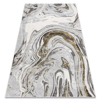 Alfombra Lira E1686 Abstracta, Estructural, Moderna, Glamour - Gris /  140x190 Cm