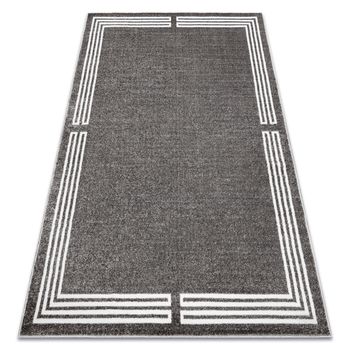 Alfombra Mateo 8034/644 Moderna Marco - Estructural Gris  280x370 Cm