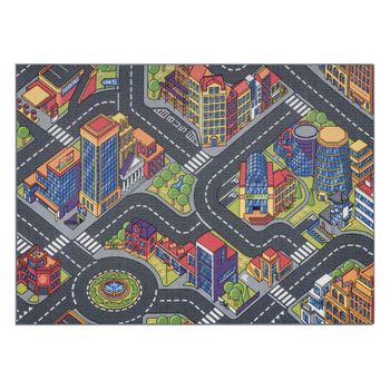 Alfombra Rebel Roads Town Life 97 Metrópolis, Calles Antideslizante P 95x133 Cm