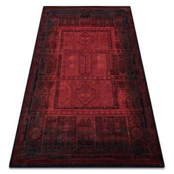 Alfombra De Lana Omega Nakbar Oriental - Rojo Rubí 235x350 Cm