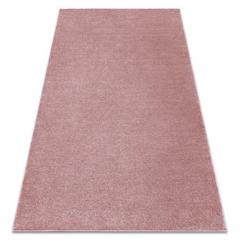 Alfombra Softy Llanura Color Sólido Rosado 160x220 Cm