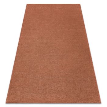 Alfombra Softy Llanura Color Sólido Terracota 280x370 Cm