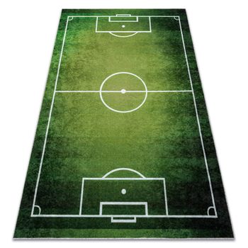 Alfombra Lavable Junior 51307.803 Campo De Futbol, Fútbol Para Niños 120x170 Cm