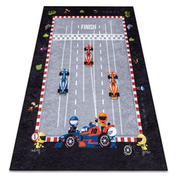 Alfombra Lavable Junior 52108.801 Carrera, Fórmula 1 Para Niños Anti 80x150 Cm