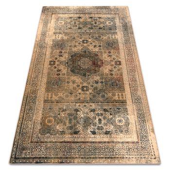 Alfombra De Lana Superior Mamluk Oriental Vintage Crema 235x350 Cm