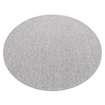 Alfombra Mimo 6272 Circulo Sisal Exterior Gris Claro Circulo 150 Cm