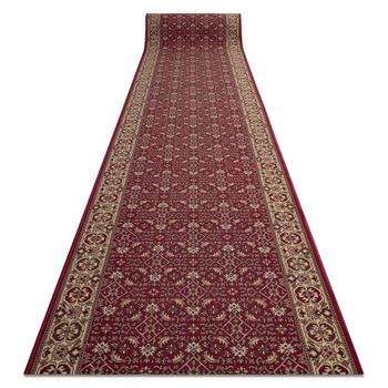 Alfombra De Pasillo Con Refuerzo De Goma  Bidjar Burdeos 67cm 67x100 Cm