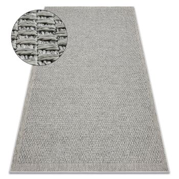 Alfombra Origi 3667 Gris - Hilo De Sisal Tejido Plano 58x100 Cm