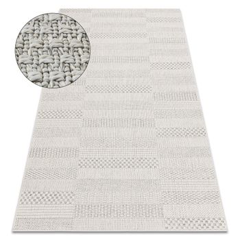 Alfombra Origi 3736 Crema - Tableros Hilo De Sisal Tejido Plano 272x370 Cm